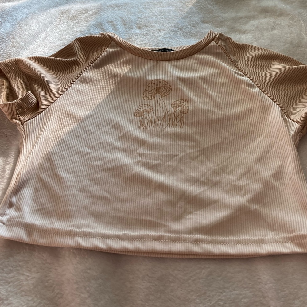 shein mushroom croptop